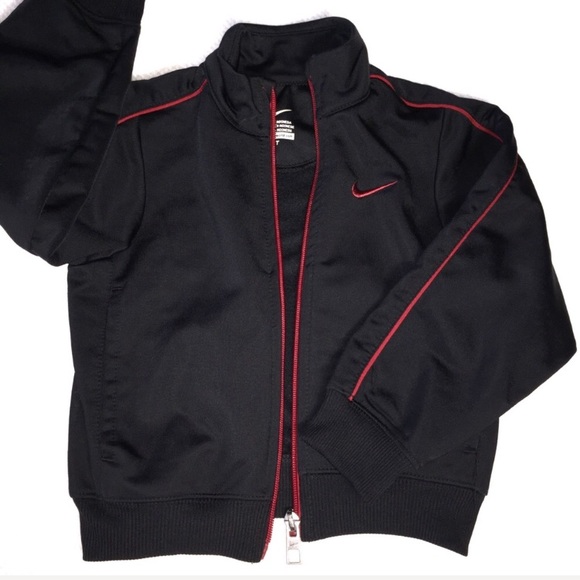 Nike Other - Nike black and red jogger zip up jacket 2T